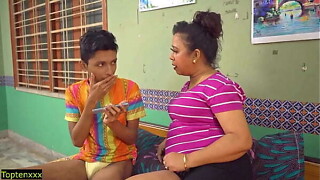 Indian Boyish man Young boy bonks his Stepsister! Viral Taboo Sex