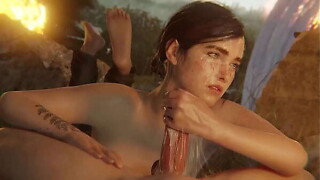 Lovable lass receives blowjob, creampie, facial cumshot.