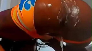 Big O African maiden twerk fuck