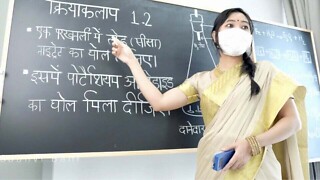 Desi Gorgeous Tutor teaching Sex Lessons ( Hindi Drama )