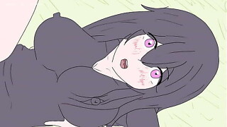 Ender chan flowed from Steve ! Minecraft anime ( cartoon porn ) 2d